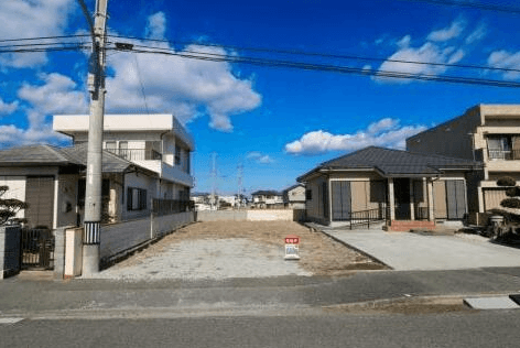 【川内エリアNo.2】前面道路約8ｍ！南向き約47坪の整形地！